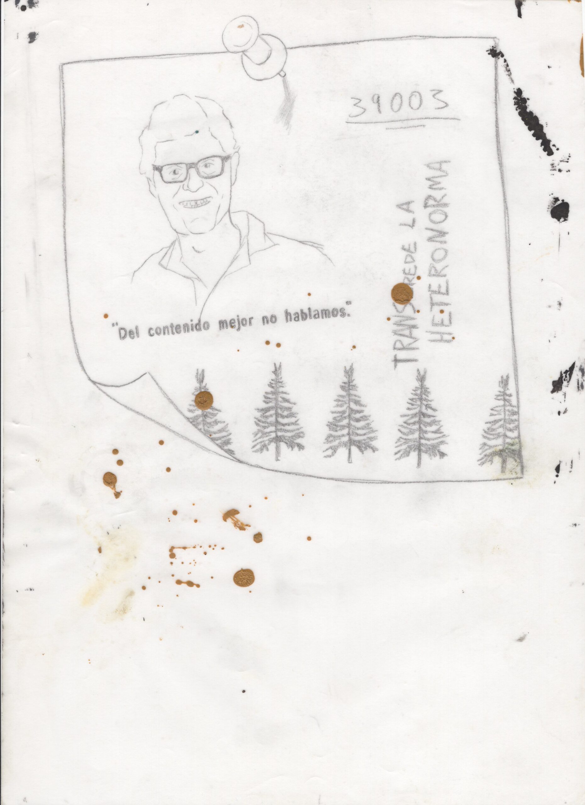 Estudios para murales, 2013-2017, Dibujo sobre distintos papeles. Medidas variables.