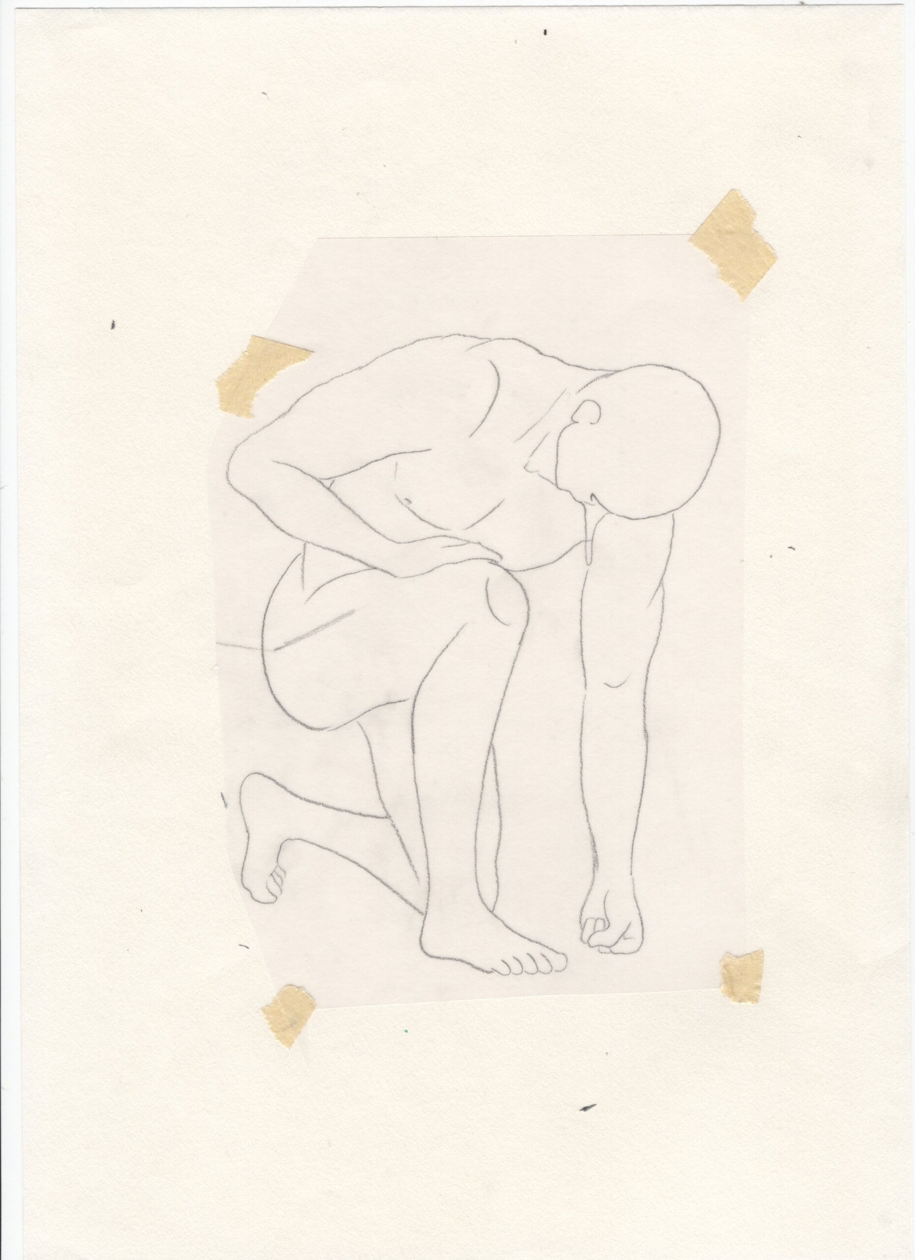 Estudios para murales, 2013-2017, Dibujo sobre distintos papeles. Medidas variables.