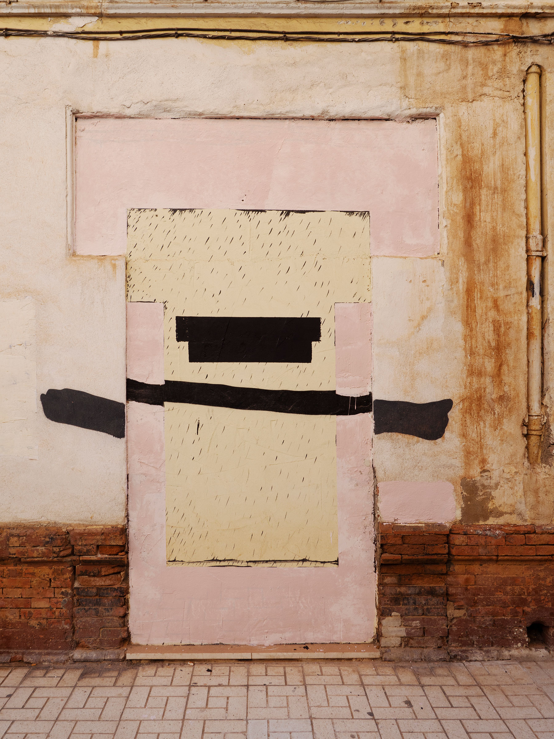 Manifiesto, 2021-2024, Pintura sobre pinturas murales. Málaga, 2022