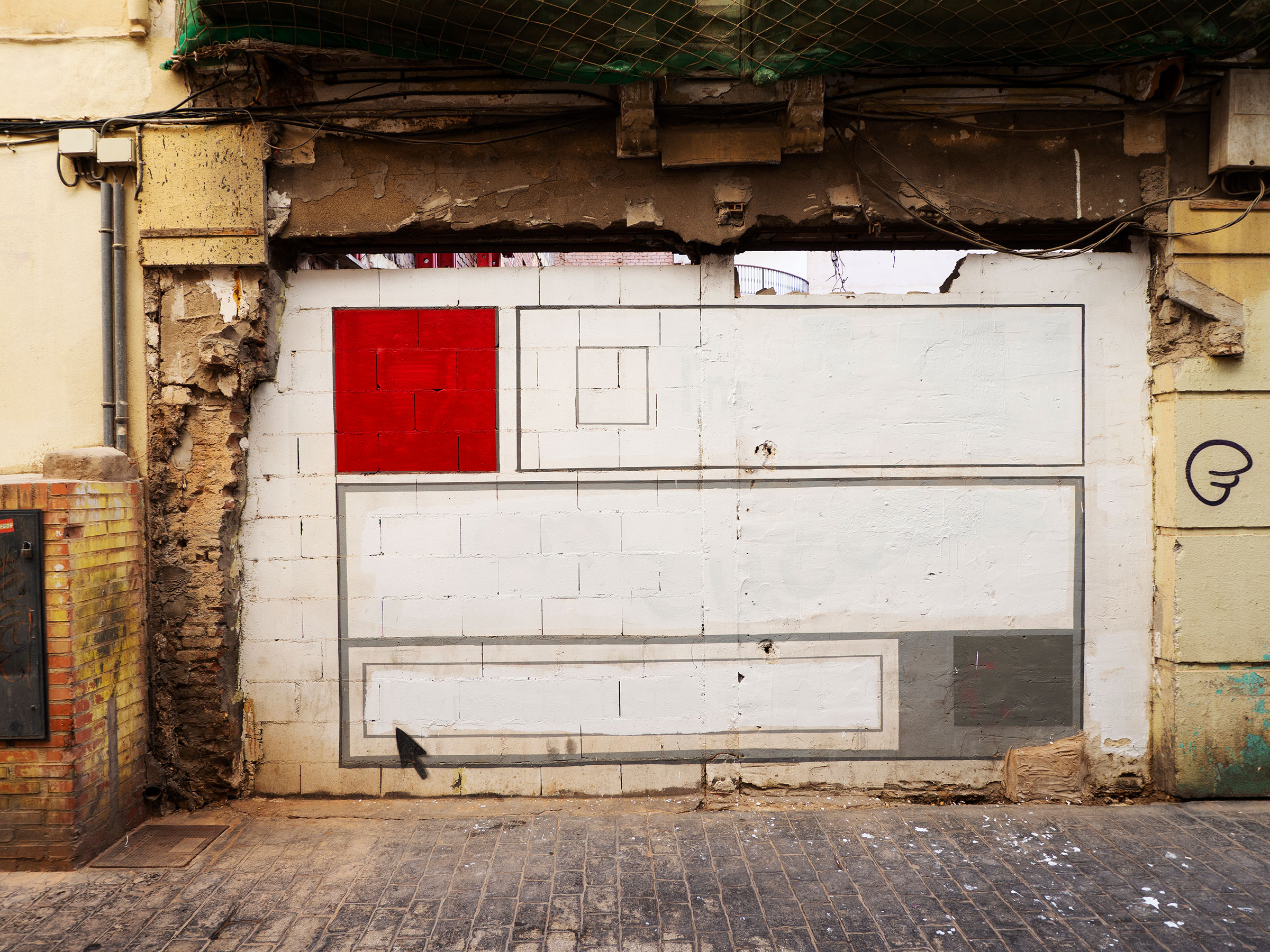 Manifiesto, 2021-2024, Pintura sobre pinturas murales. Málaga, 2022