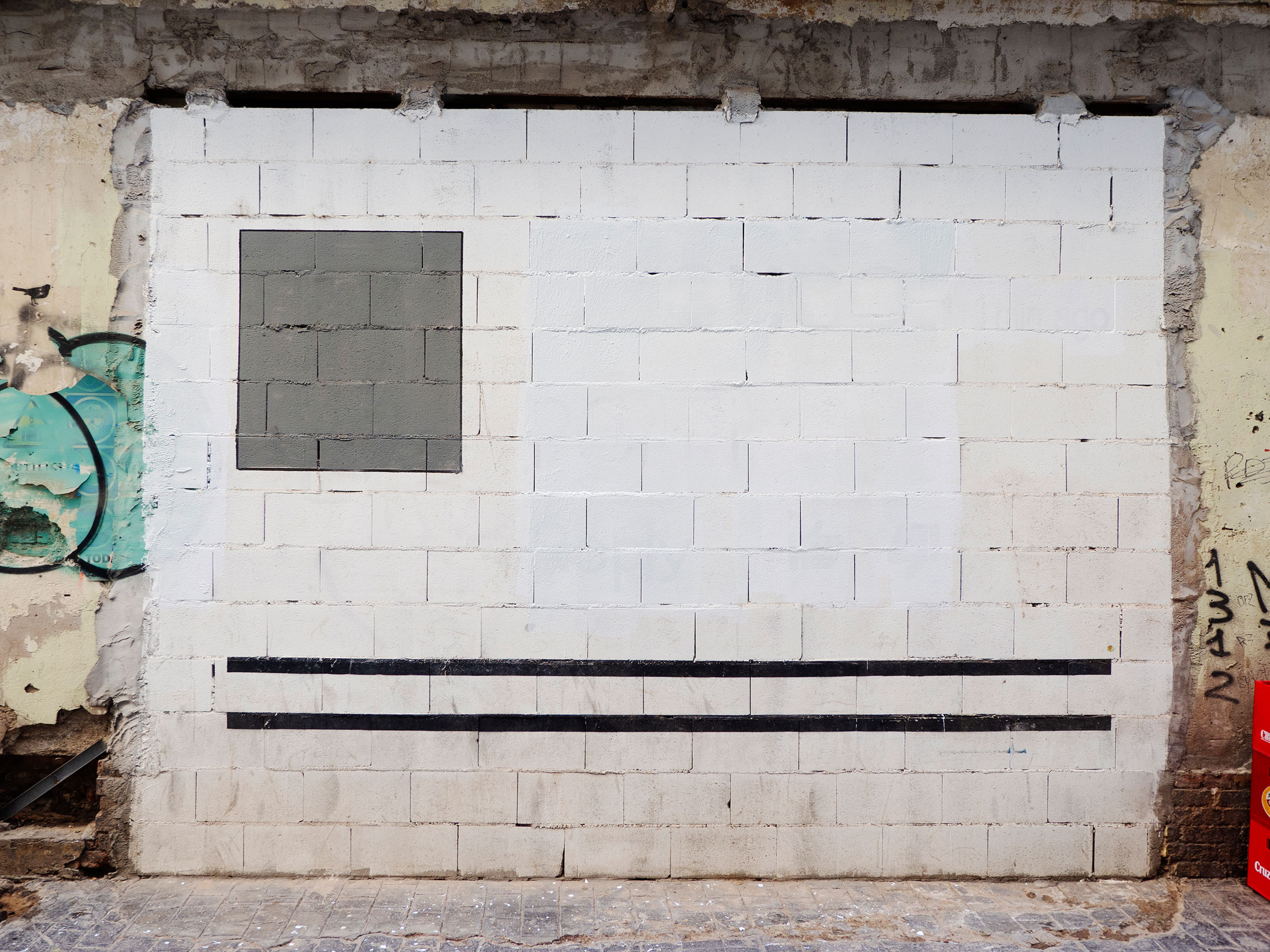 Manifiesto, 2021-2024, Pintura sobre pinturas murales. Málaga, 2022