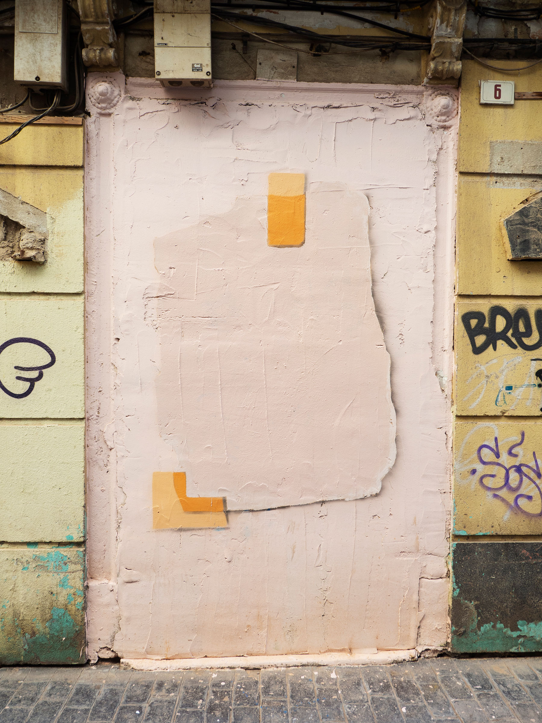 Manifiesto, 2021-2024, Pintura sobre pinturas murales. Málaga, 2022
