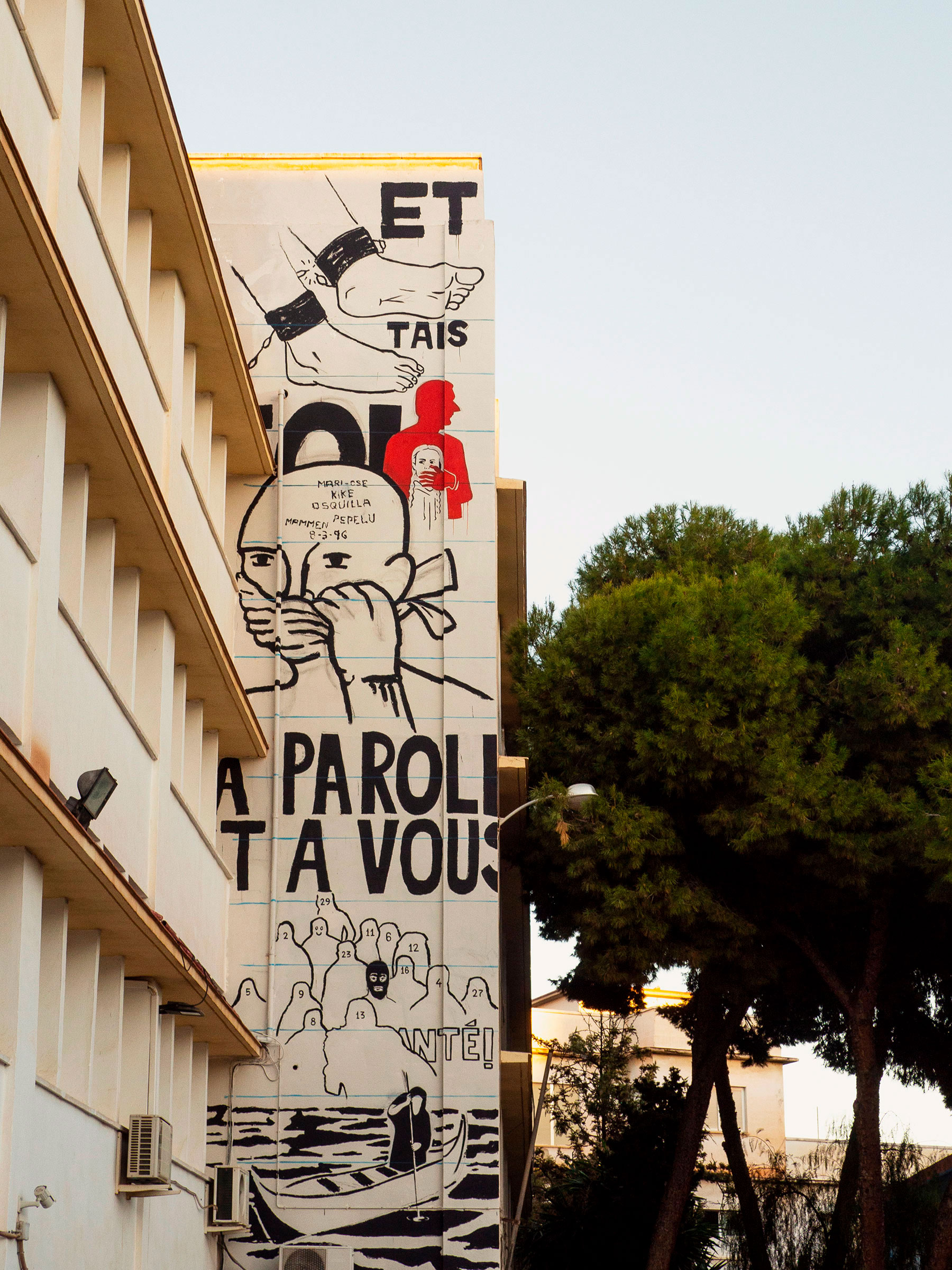 Tais toi, 2021-2024, Pintura mural. Málaga, 2023