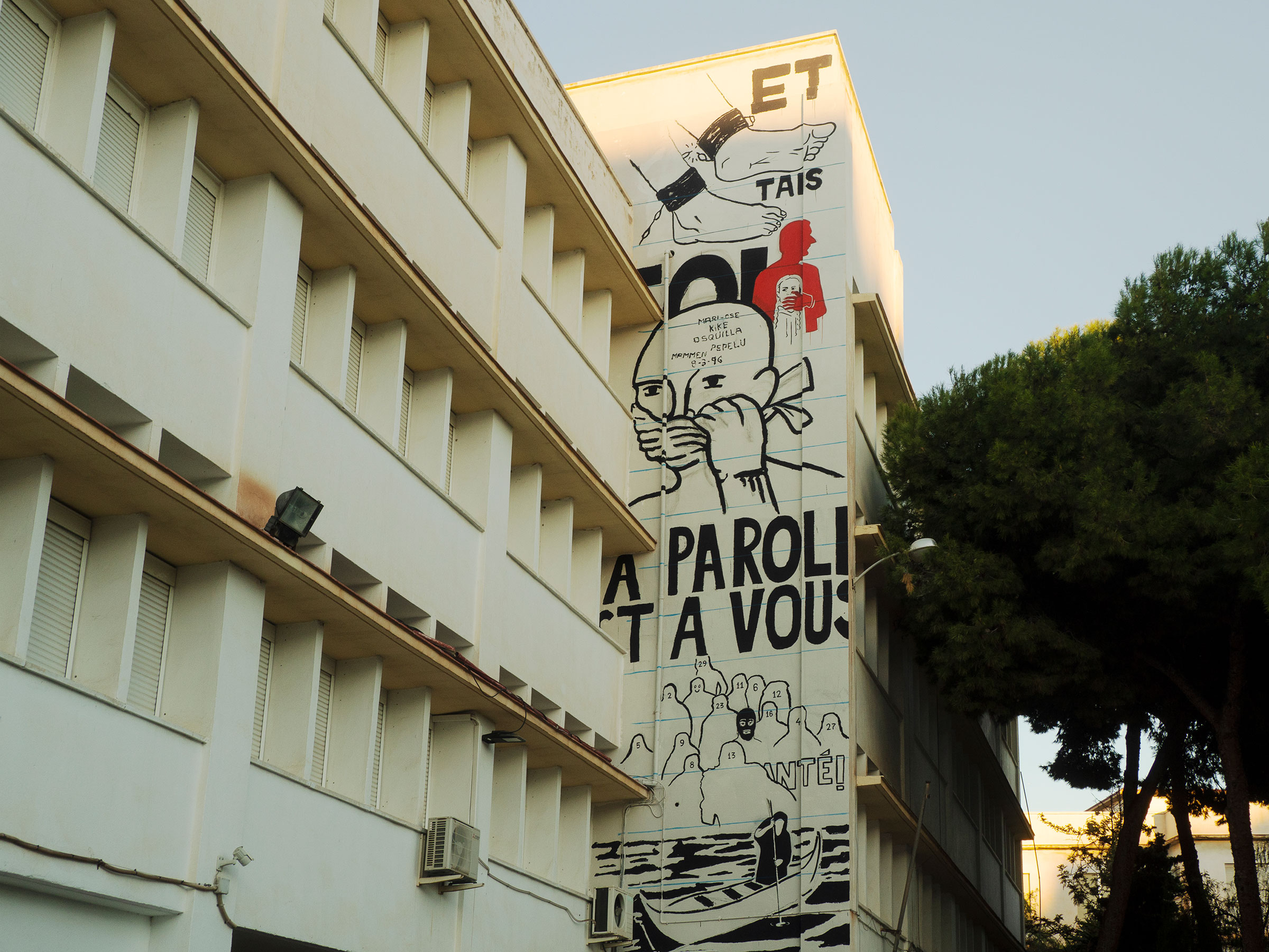 Tais toi, 2021-2024, Pintura mural. Málaga, 2023