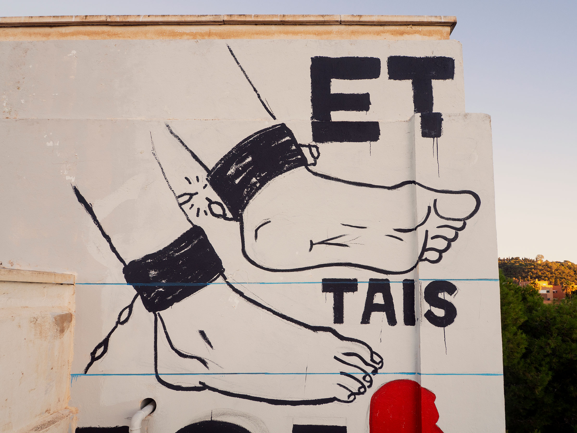 Tais toi, 2021-2024, Pintura mural. Málaga, 2023