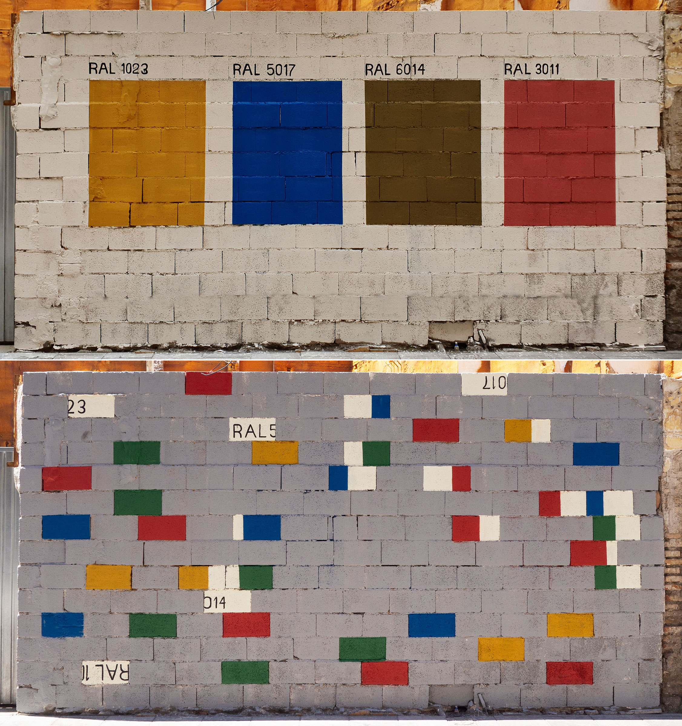 (De)construcción, 2021-2024, Pintura mural. Málaga, 2021