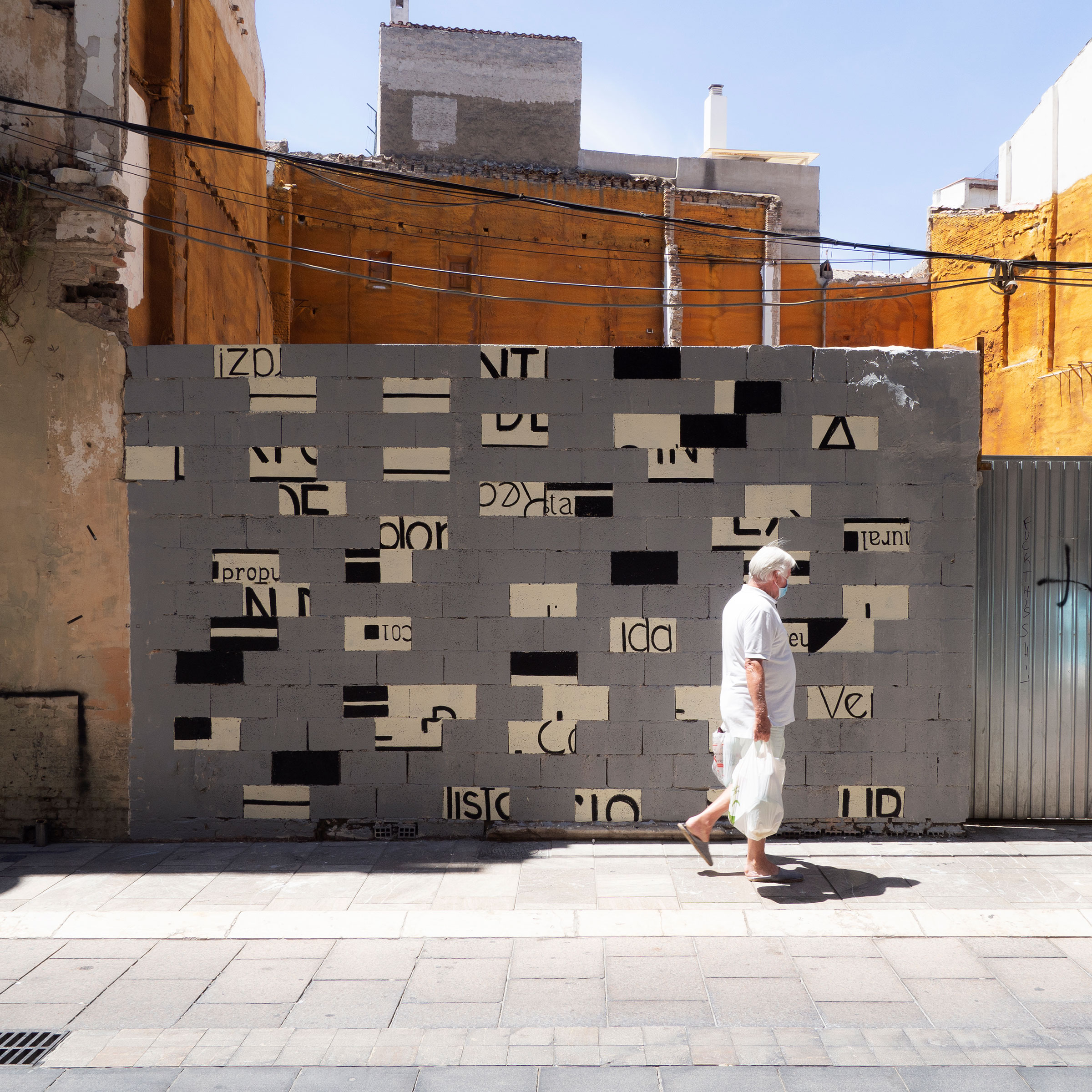 (De)construcción, 2021-2024, Pintura mural. Málaga, 2021
