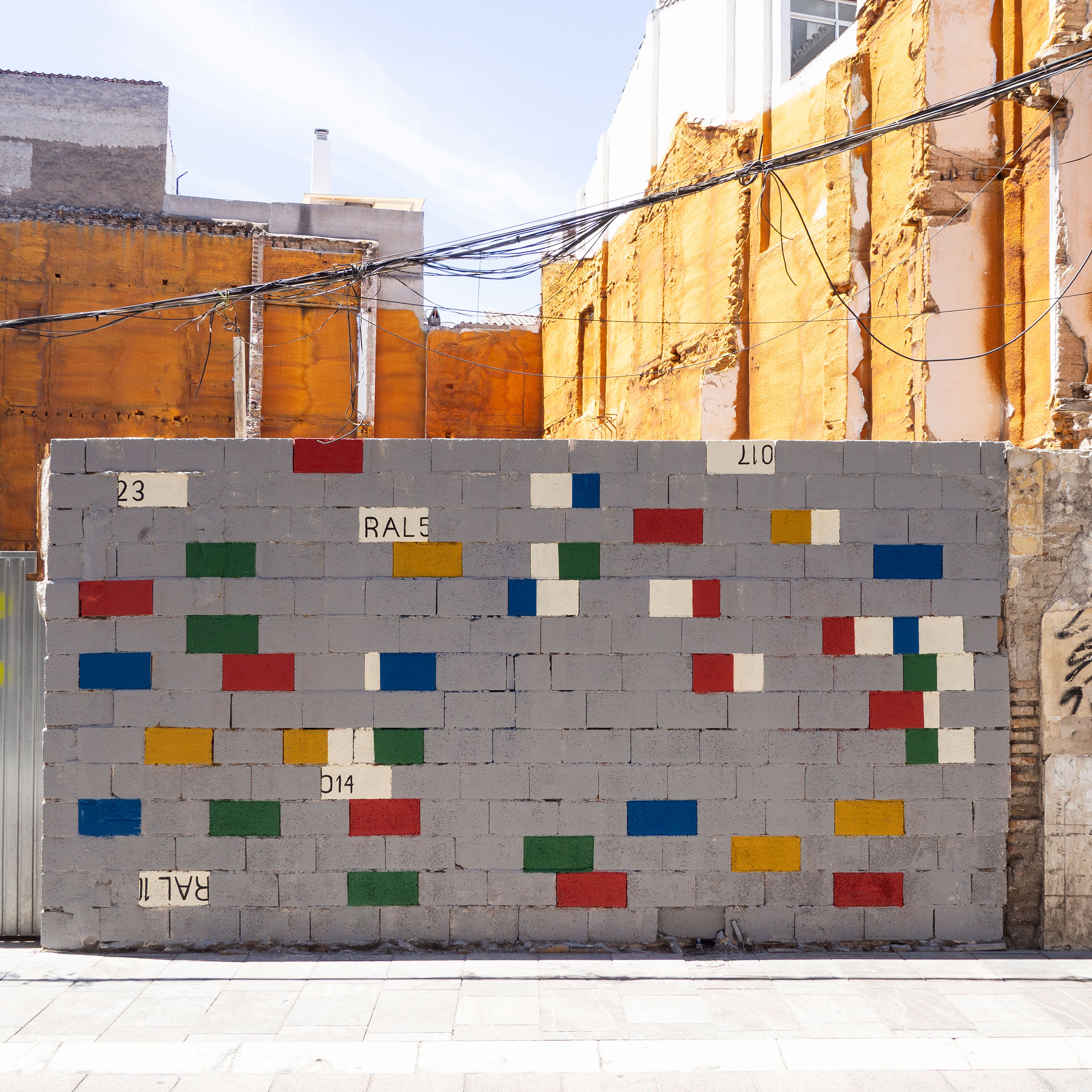 (De)construcción, 2021-2024, Pintura mural. Málaga, 2021
