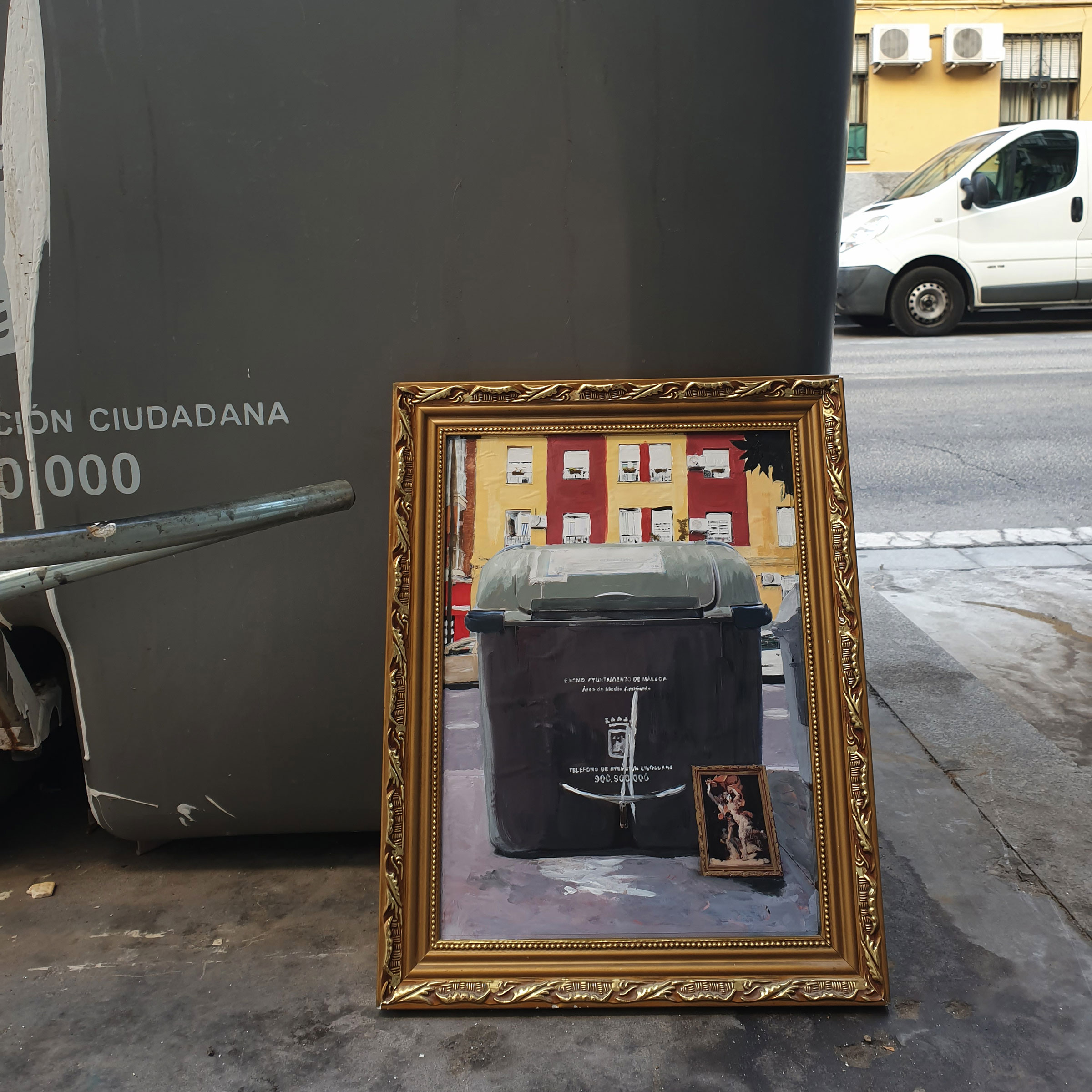 Volver, 2018-2020, Intervención sobre objeto encontrado. Málaga, 2020