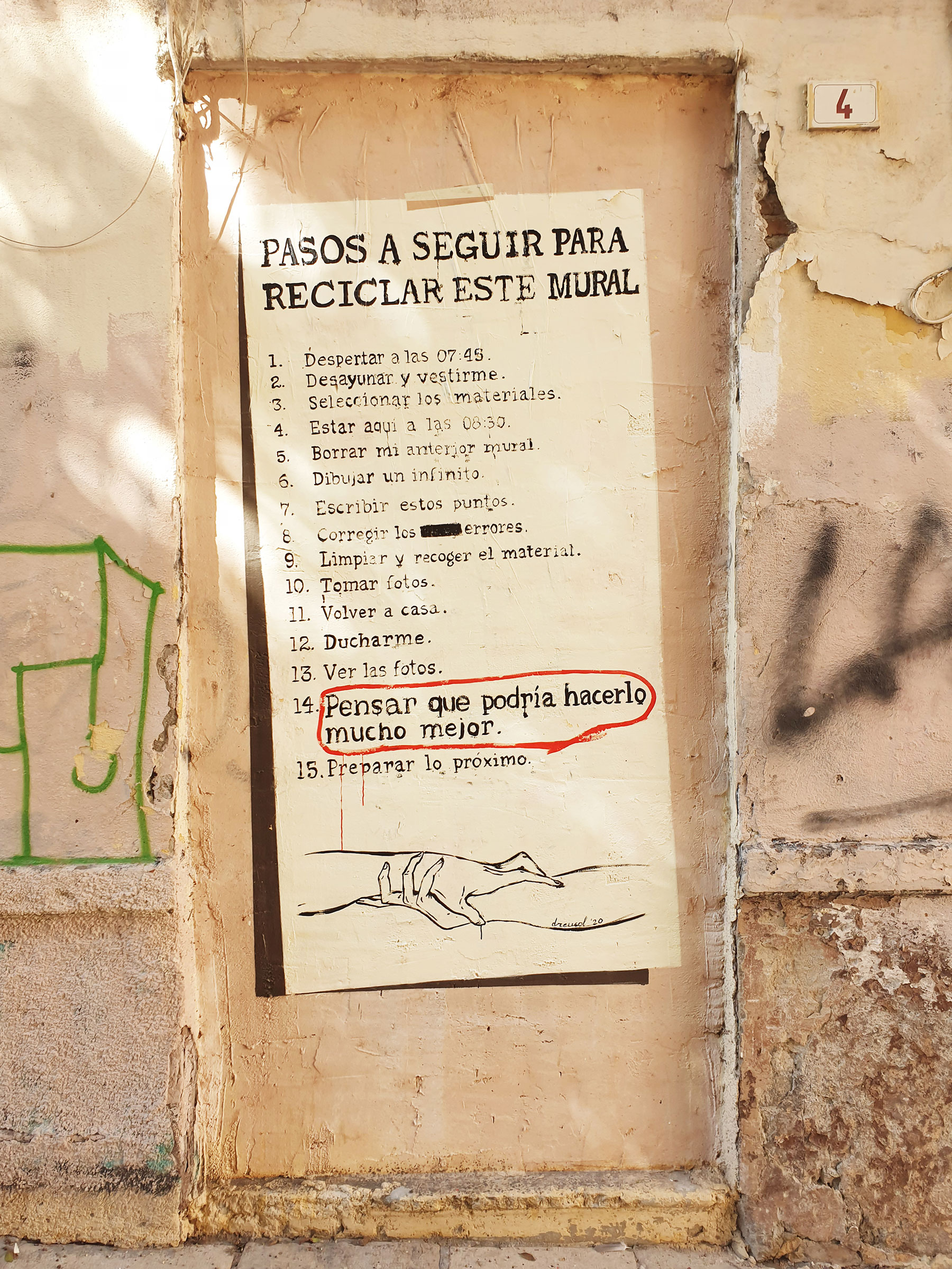 Meta mural, 2018-2020, Pintura mural. Málaga