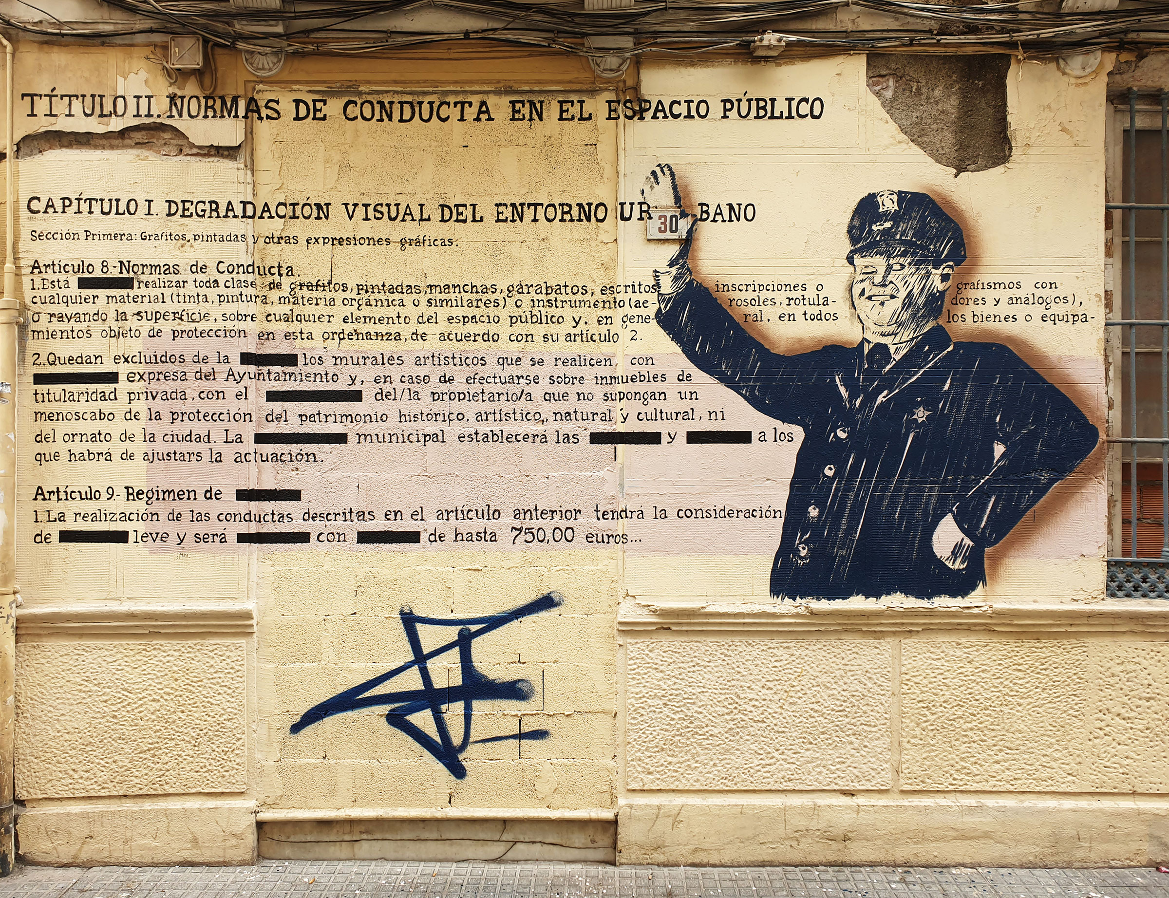 Meta mural, 2018-2020, Pintura mural. Málaga