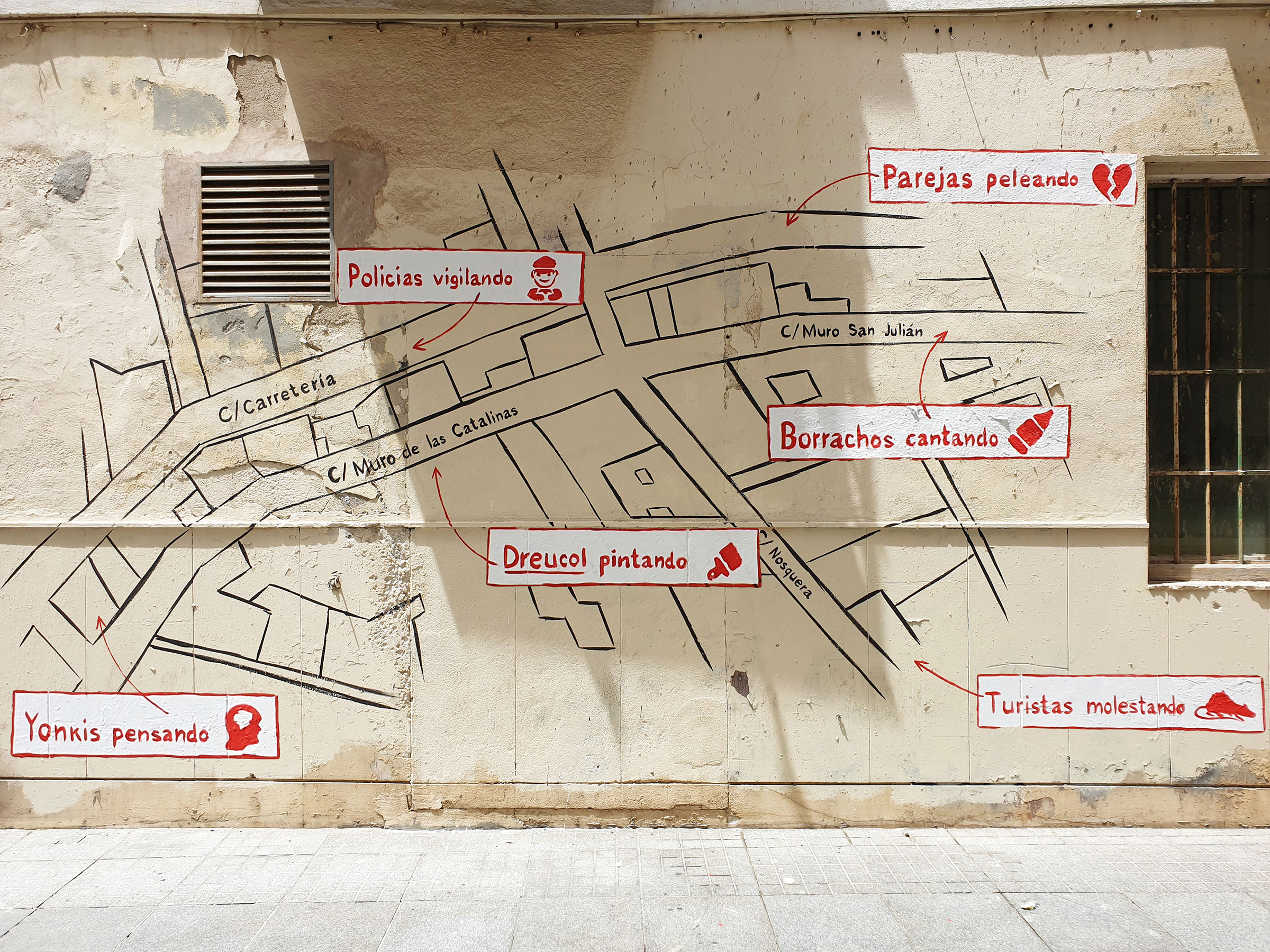 Meta mural, 2018-2020, Pintura mural. Málaga
