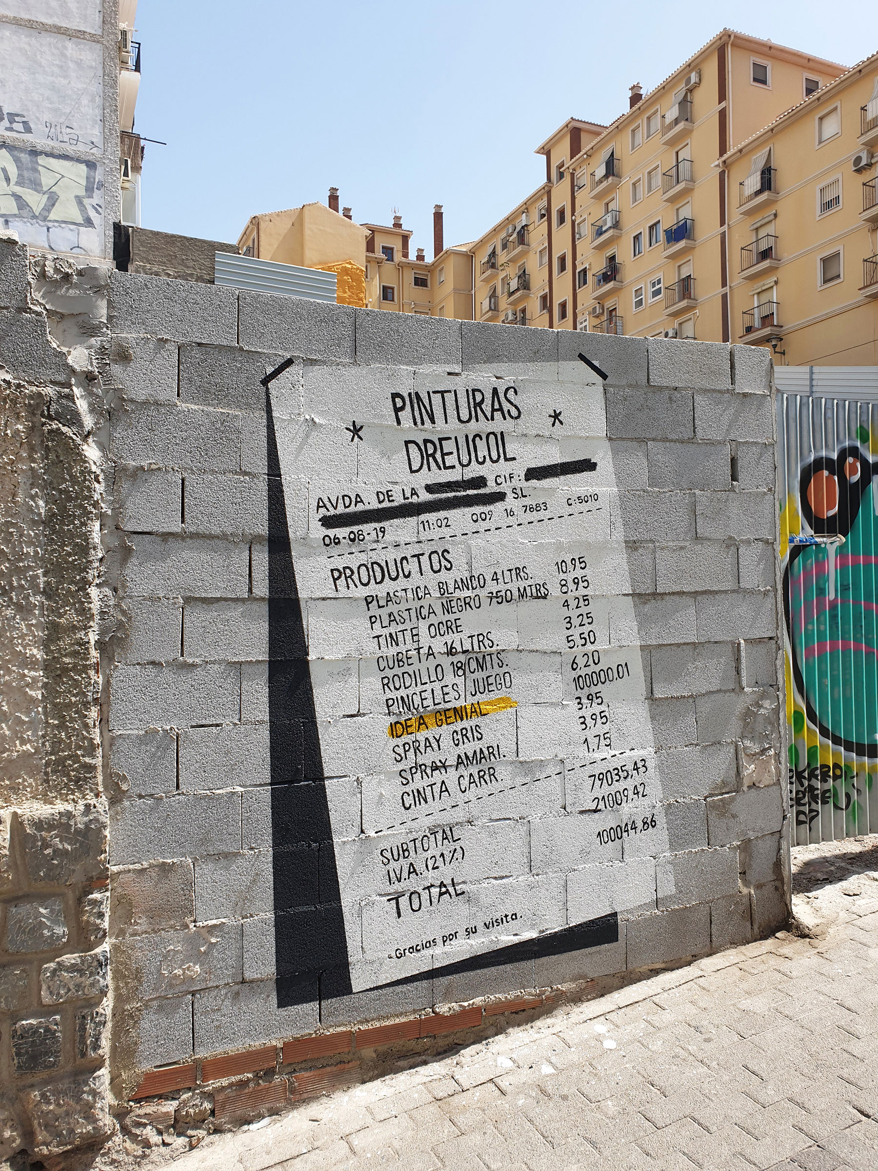 Meta mural, 2018-2020, Pintura mural. Málaga