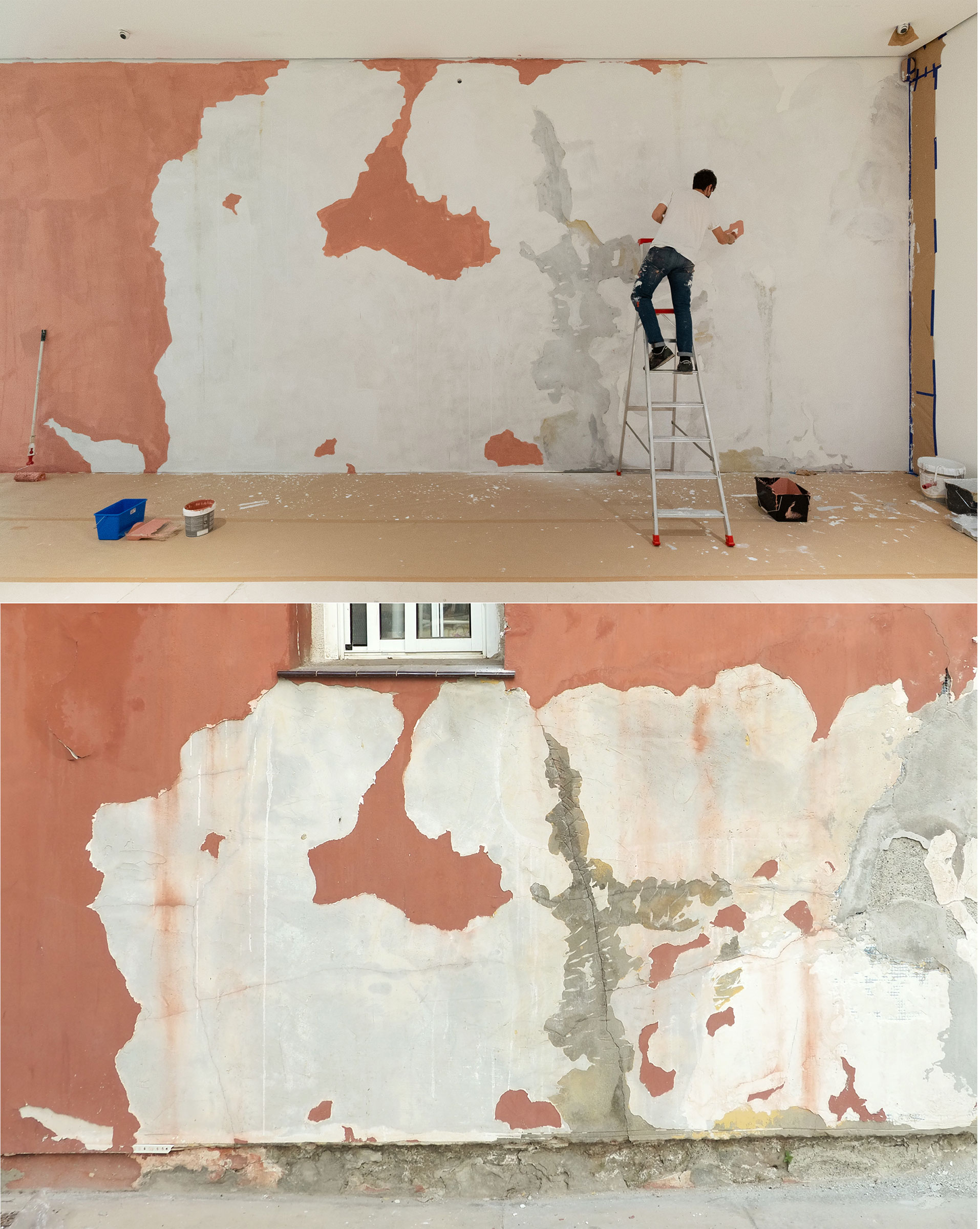 Mover el discurso, 2021-2024, Pintura mural. Málaga, 2022
