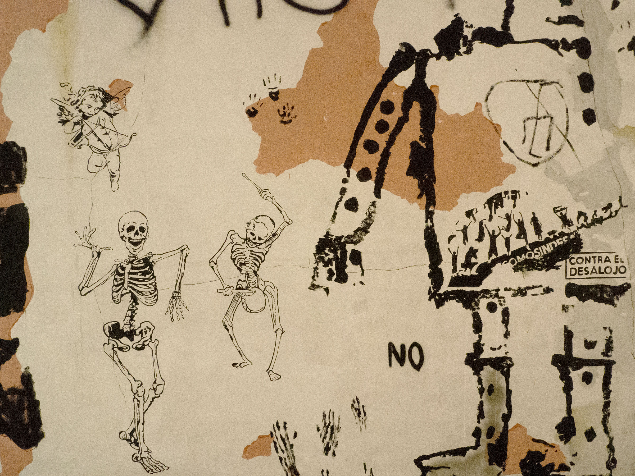 Mover el discurso, 2021-2024, Pintura mural. Málaga, 2022