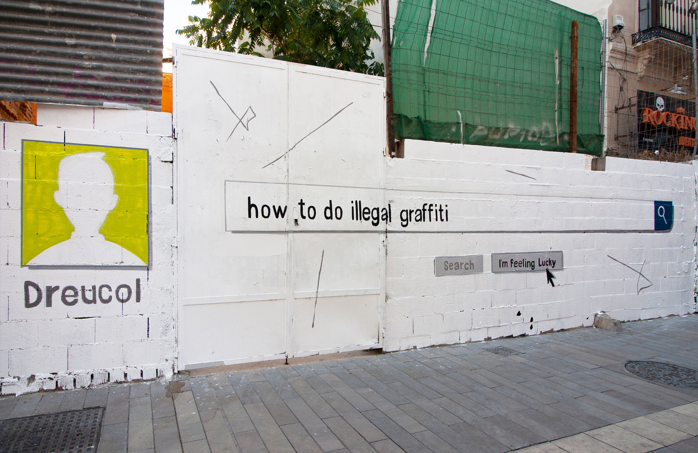 Offline, 2018-2020, Pintura mural y dibujos. Málaga