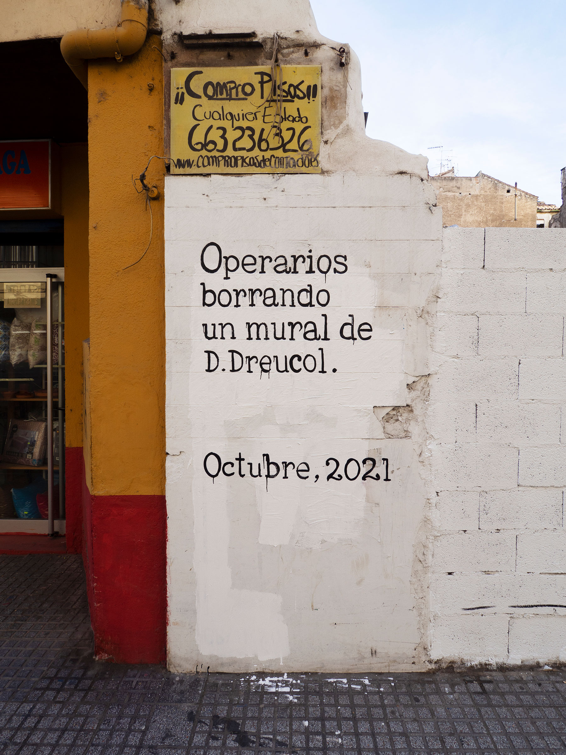 Tributo al operario, 2021-2024, Pintura mural. Málaga, 2021