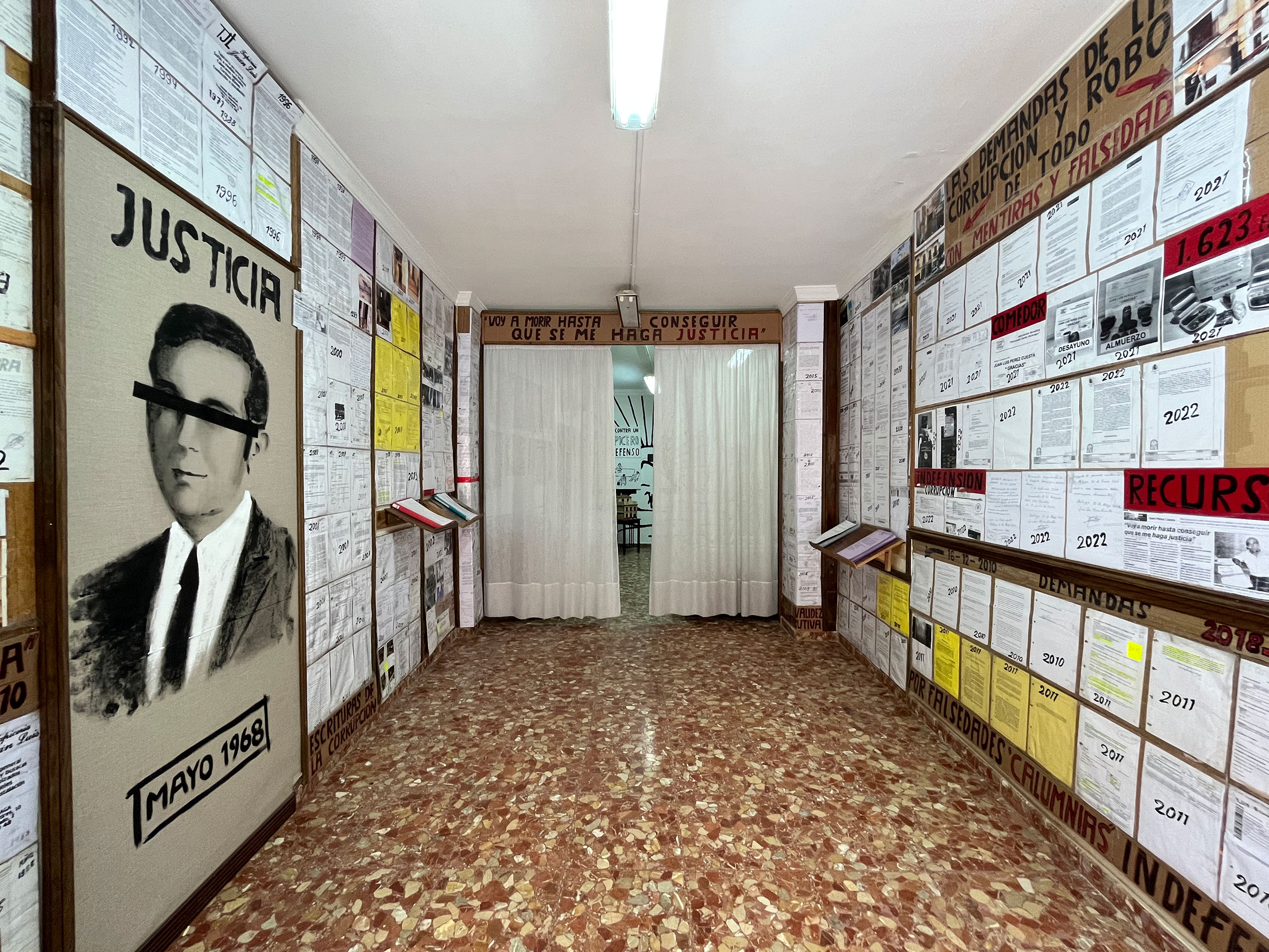 Tapicería Juan Luis, 2021-2024, Proyecto de investigación y producción. Varias técnicas, medidas variables. Málaga, 2023