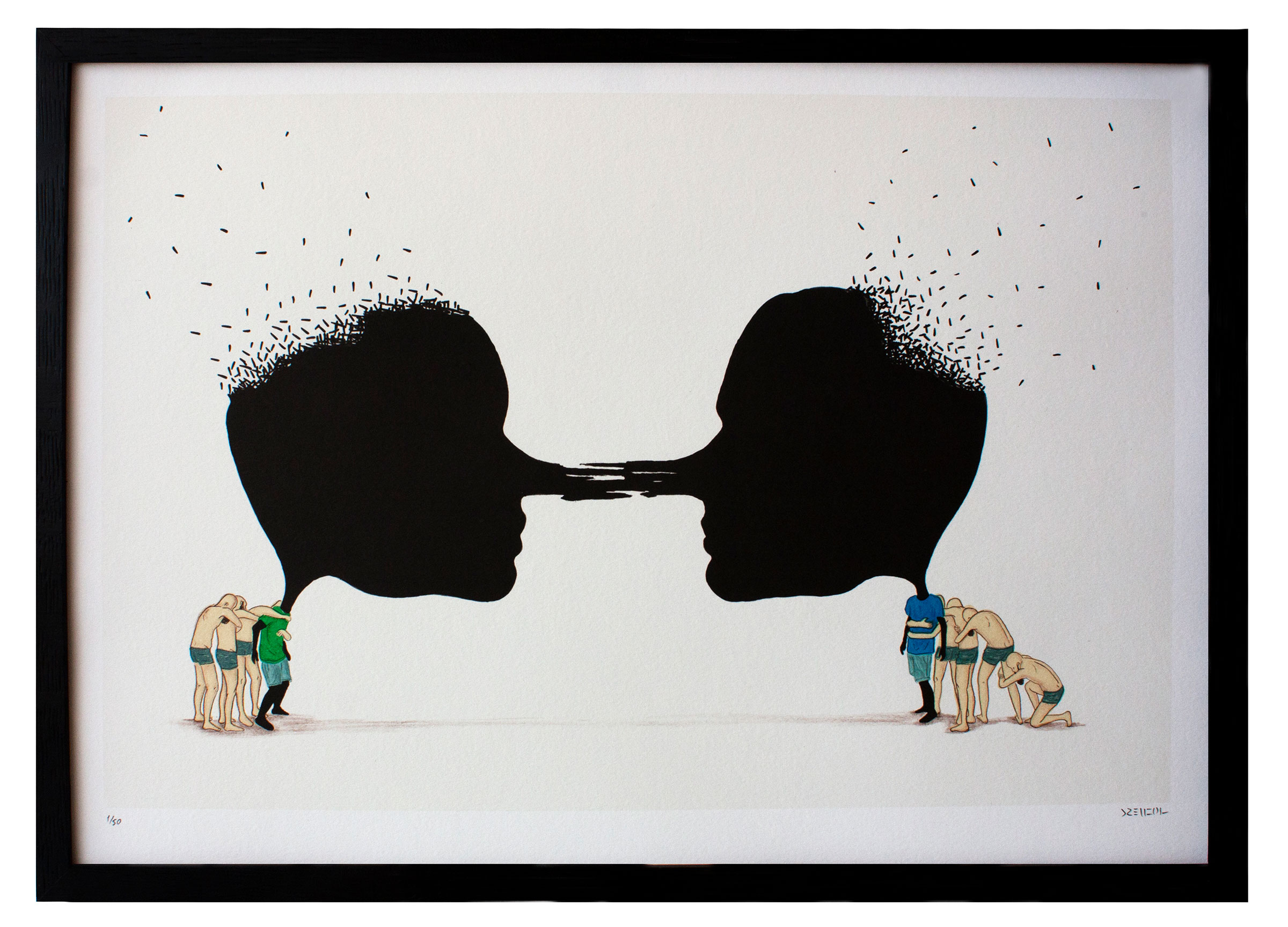 Una vida (dibujo), 2013-2017, Dibujo y obra gráfica sobre papel. Medidas varias.