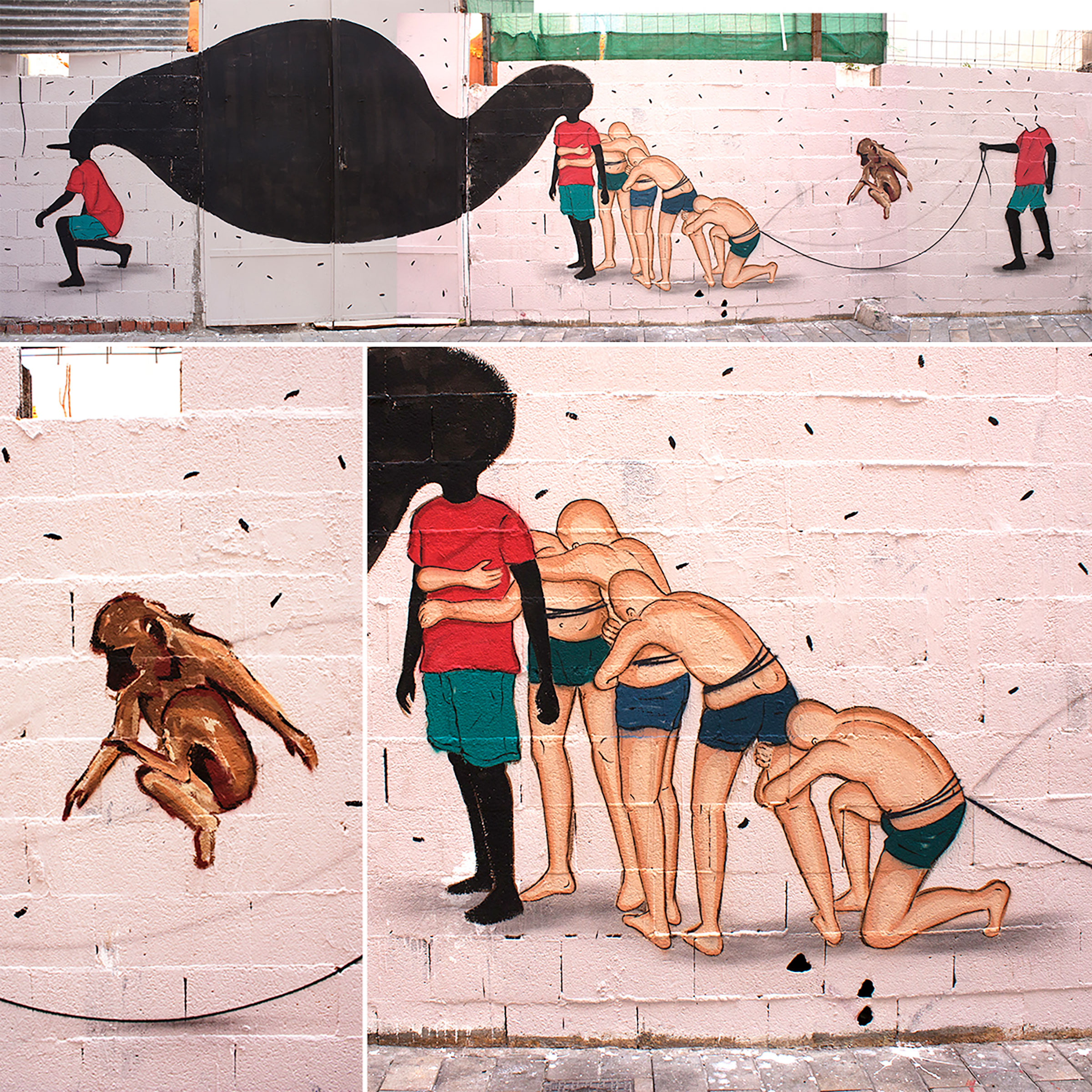 Una vida (mural), 2013-2017, Pintura mural (selección)