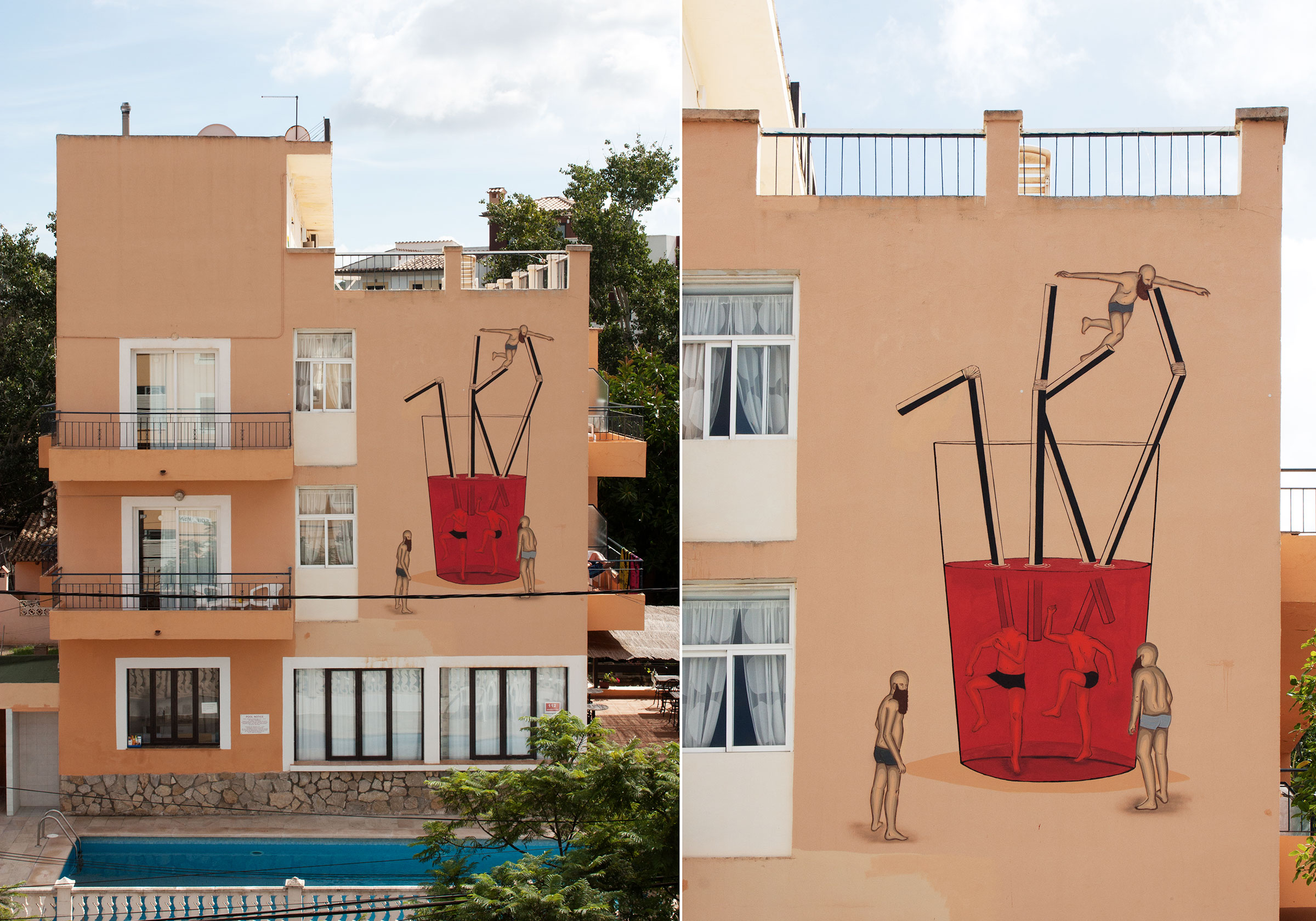 Una vida (mural), 2013-2017, Pintura mural (selección)