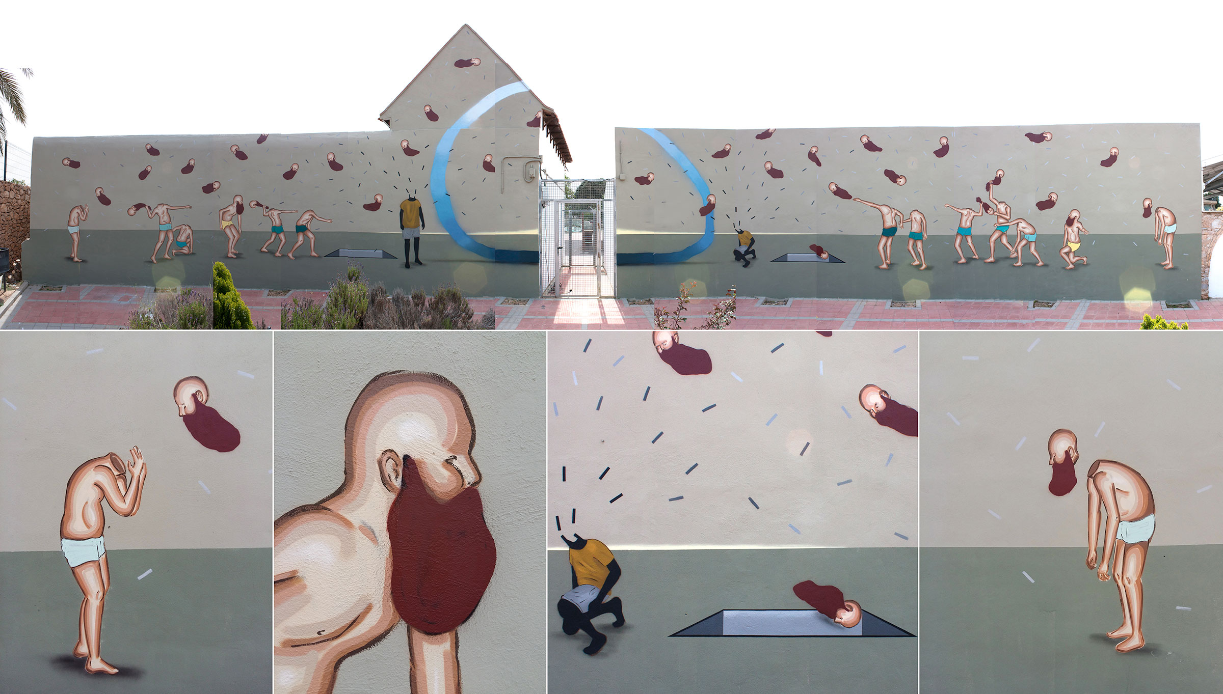 Una vida (mural), 2013-2017, Pintura mural (selección)