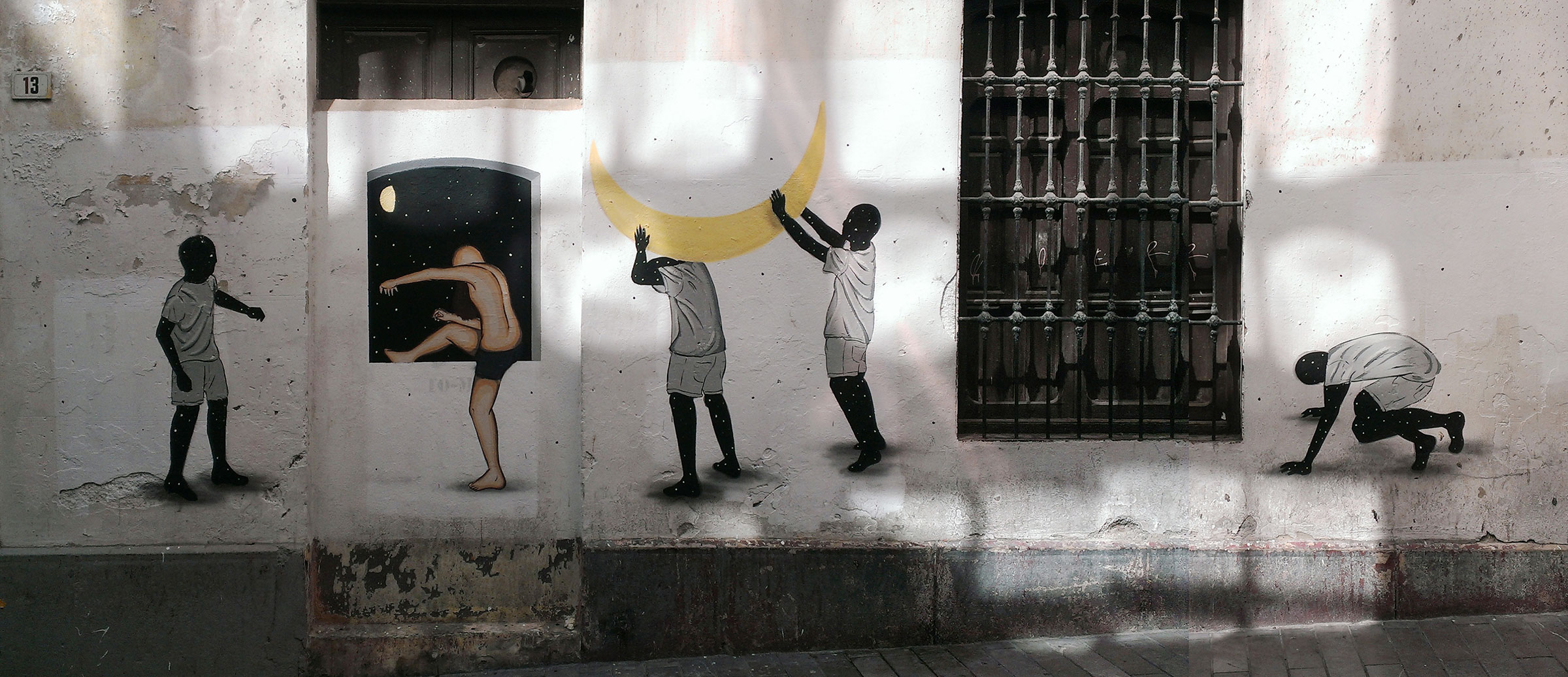 Una vida (mural), 2013-2017, Pintura mural (selección)