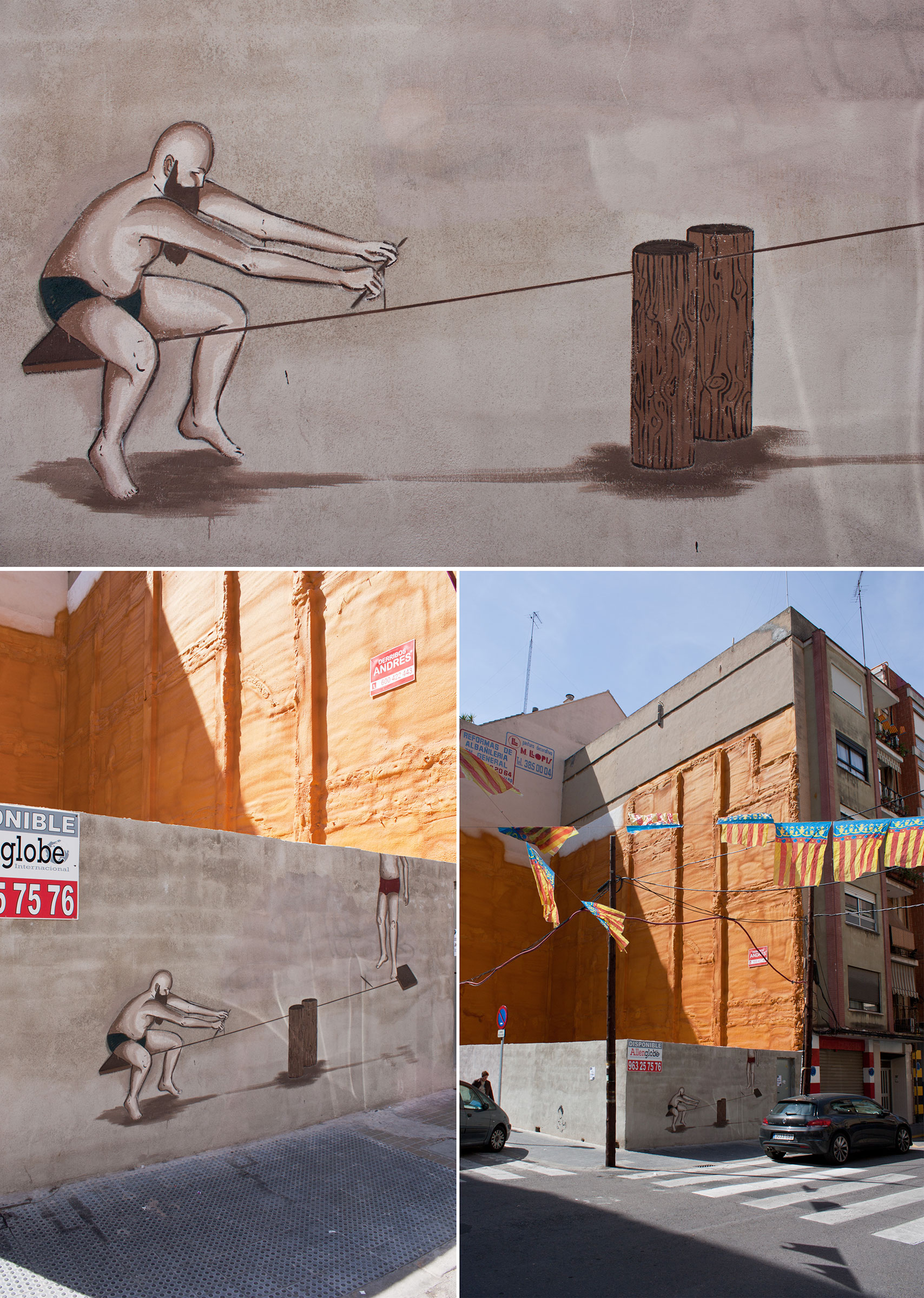 Una vida (mural), 2013-2017, Pintura mural (selección)