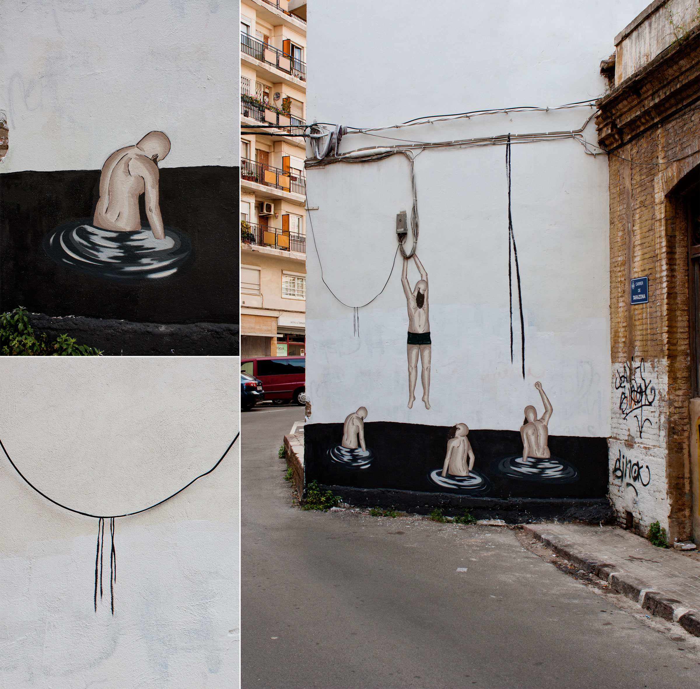 Una vida (mural), 2013-2017, Pintura mural (selección)