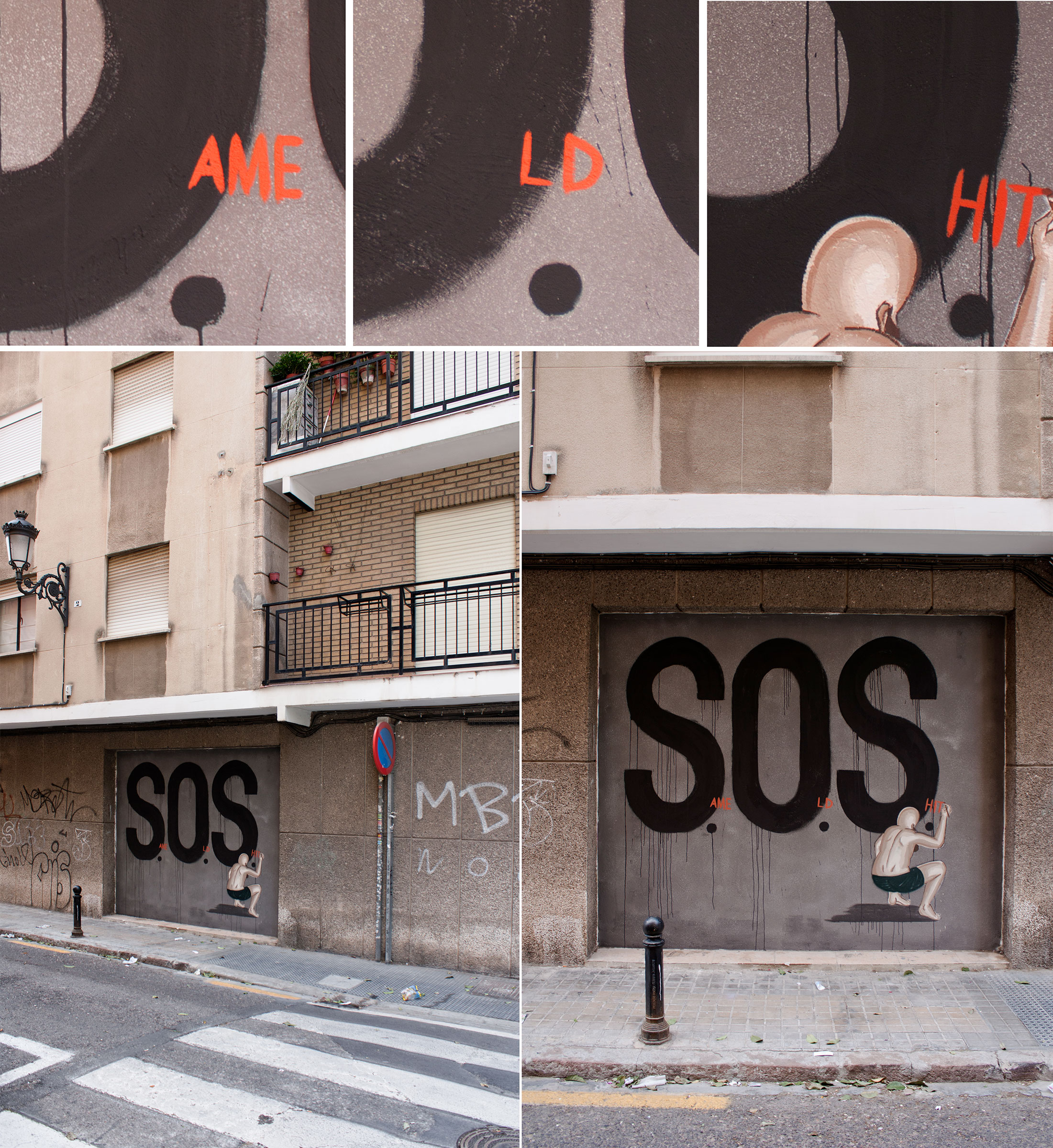 Una vida (mural), 2013-2017, Pintura mural (selección)