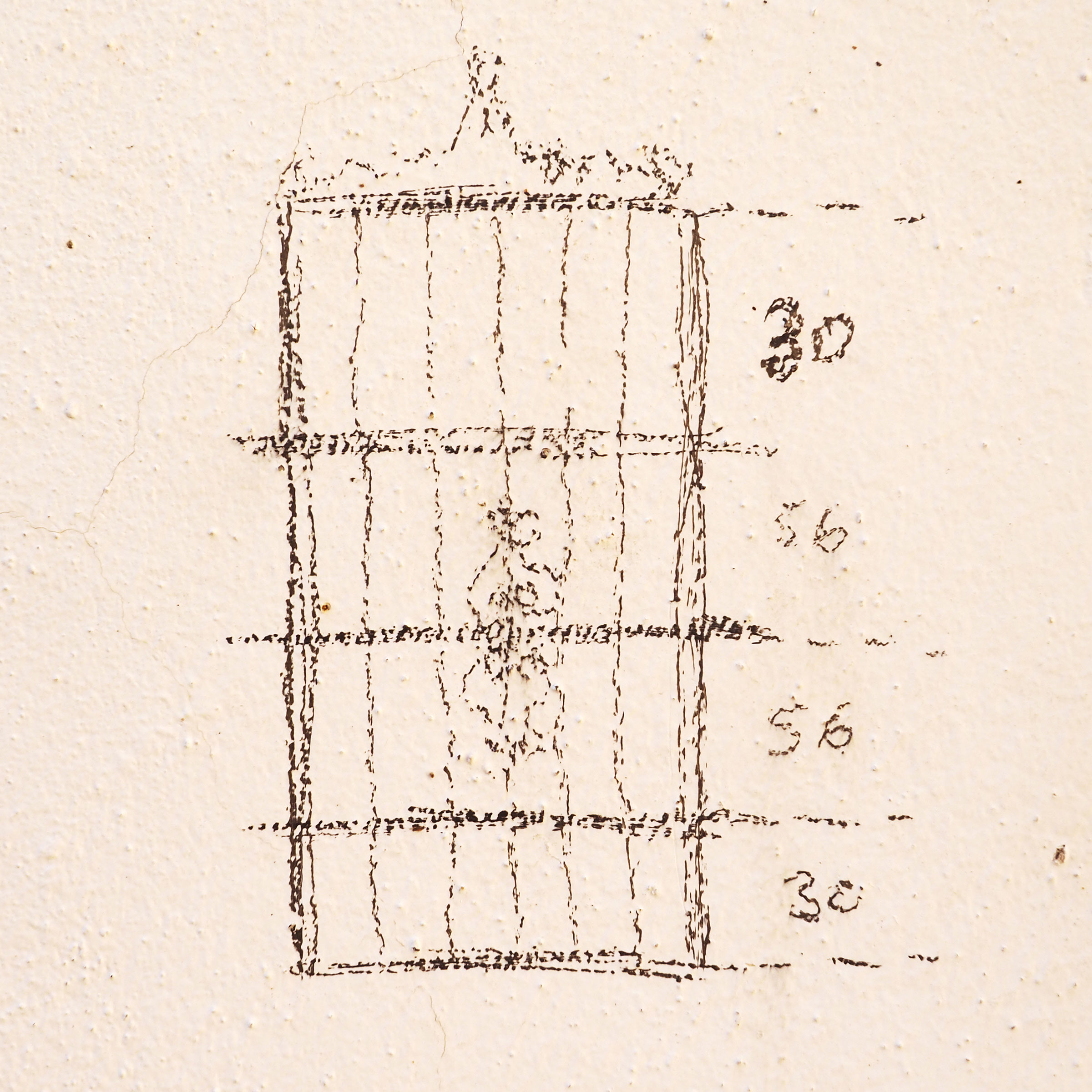 Abrir una ventana, 2021-2024, Dibujo sobre papel y documentación fotográfica. Málaga, 2021