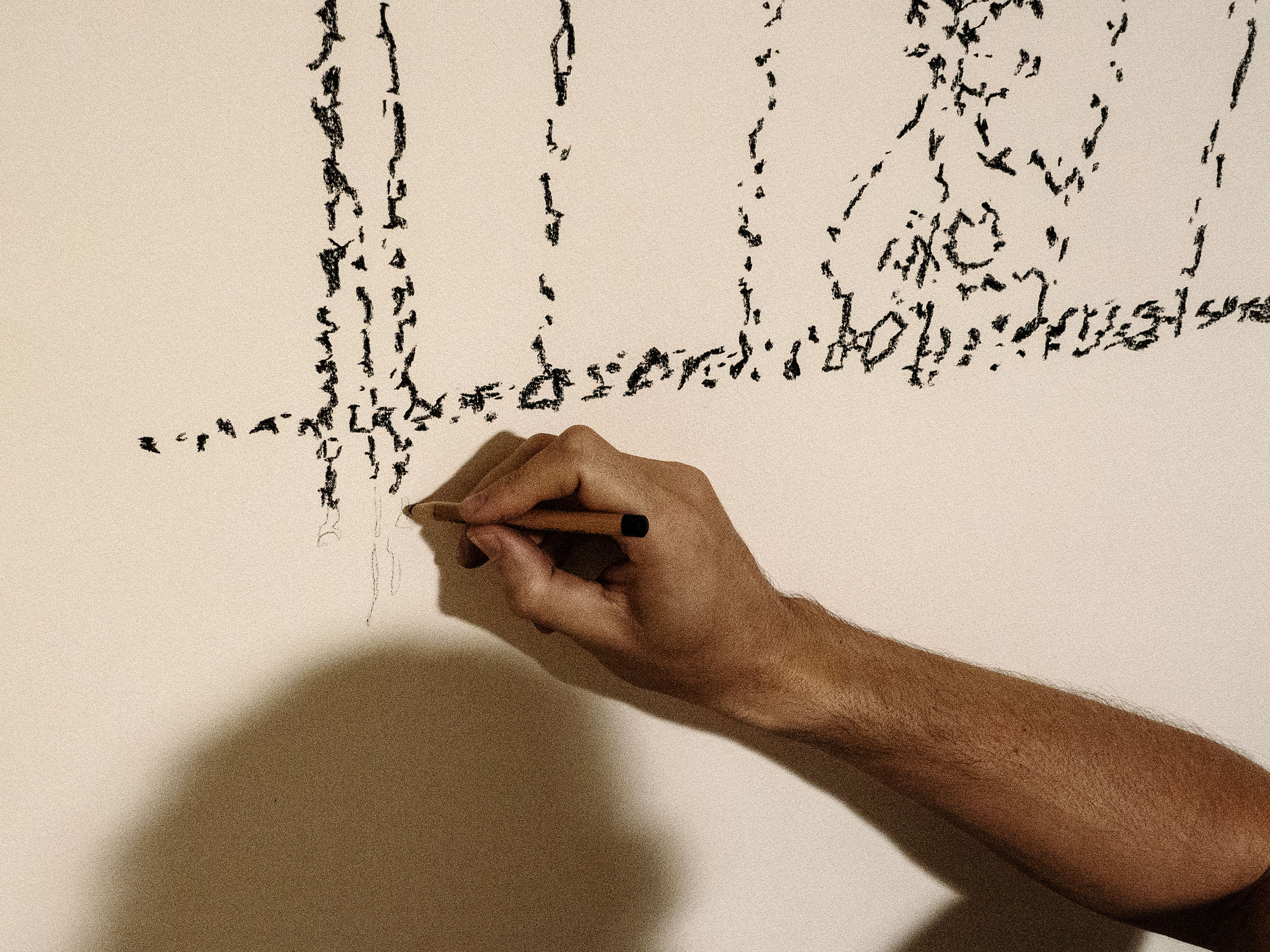 Abrir una ventana, 2021-2024, Dibujo sobre papel y documentación fotográfica. Málaga, 2021